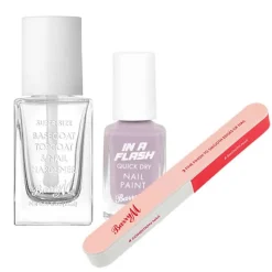 Nail Paint Saver Set - In a Flash Quick Dry Lively Lilac